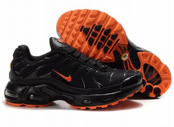 New Men\'S Nike Air Max Tn Black/Orangered